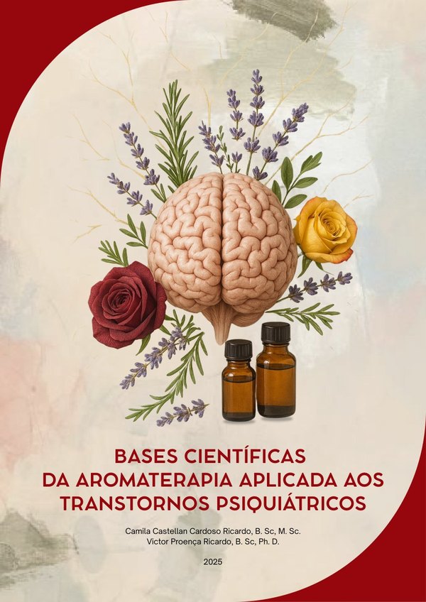 Capa do livro Bases Científicas da Aromaterapia Aplicada aos Transtornos Psiquiátricos